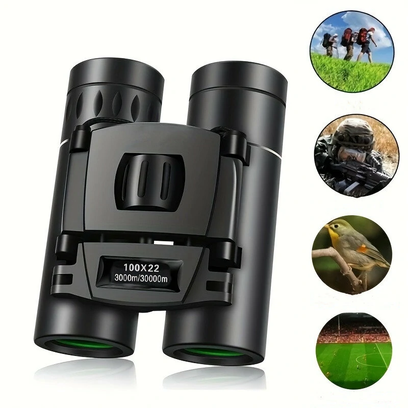 (image for) 100x22 HD Telescope 3000m Phone Binoculars High Magnification, BAK4 Micro Telescope For Camping Super Foot Bowl Spectators Goods